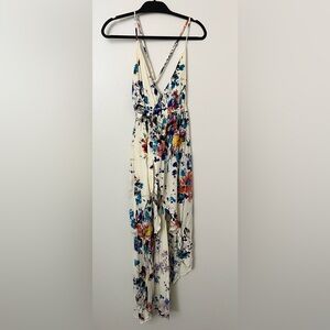 INDIKAH NWOT Floral High Low Wrap Dress